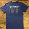 High Fidelity Australia shirt in metro blue, back image