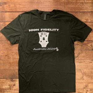 Hi fi Australia tour shirt in forest green